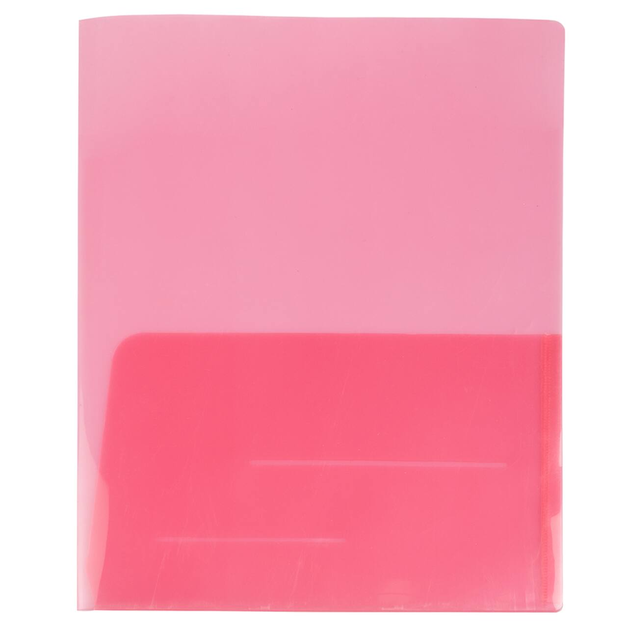 JAM Paper Plastic Lightweight 2-Pocket Presentation Folders, 6ct.